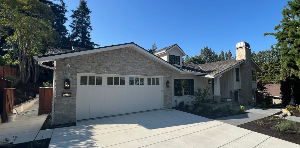 Carriage style garage doors