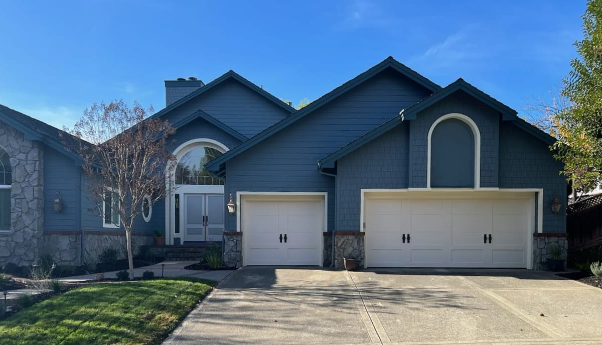 Carriage style garage doors