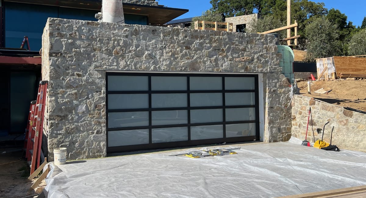 Modern style garage doors