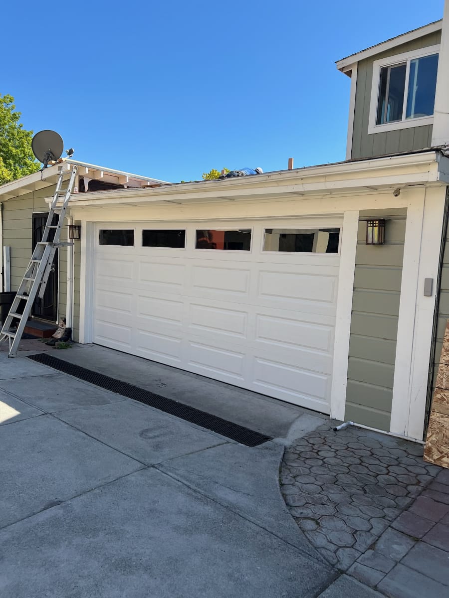 Traditional style garage doors