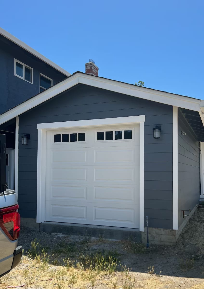 Traditional style garage doors