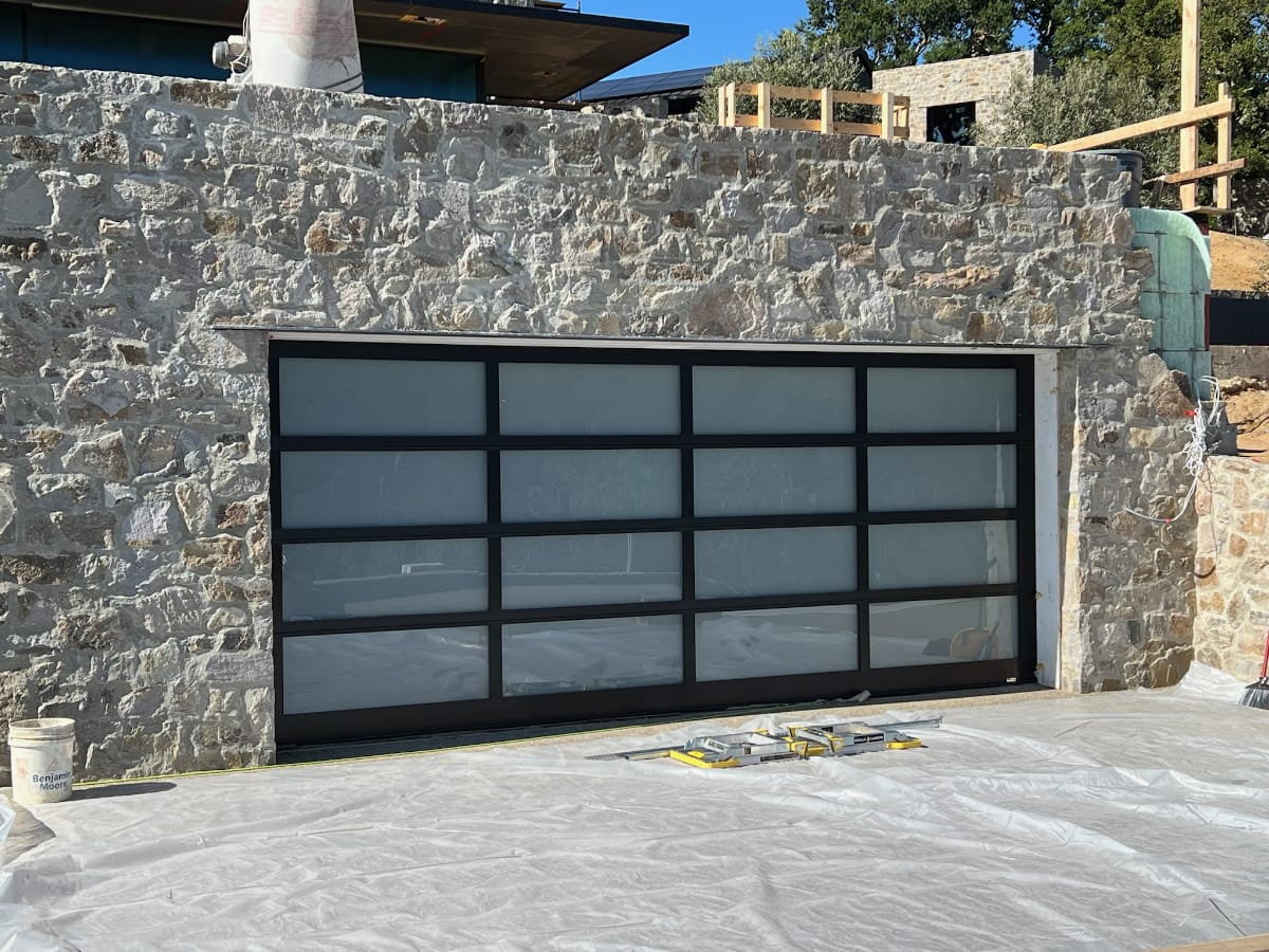 Modern style garage doors